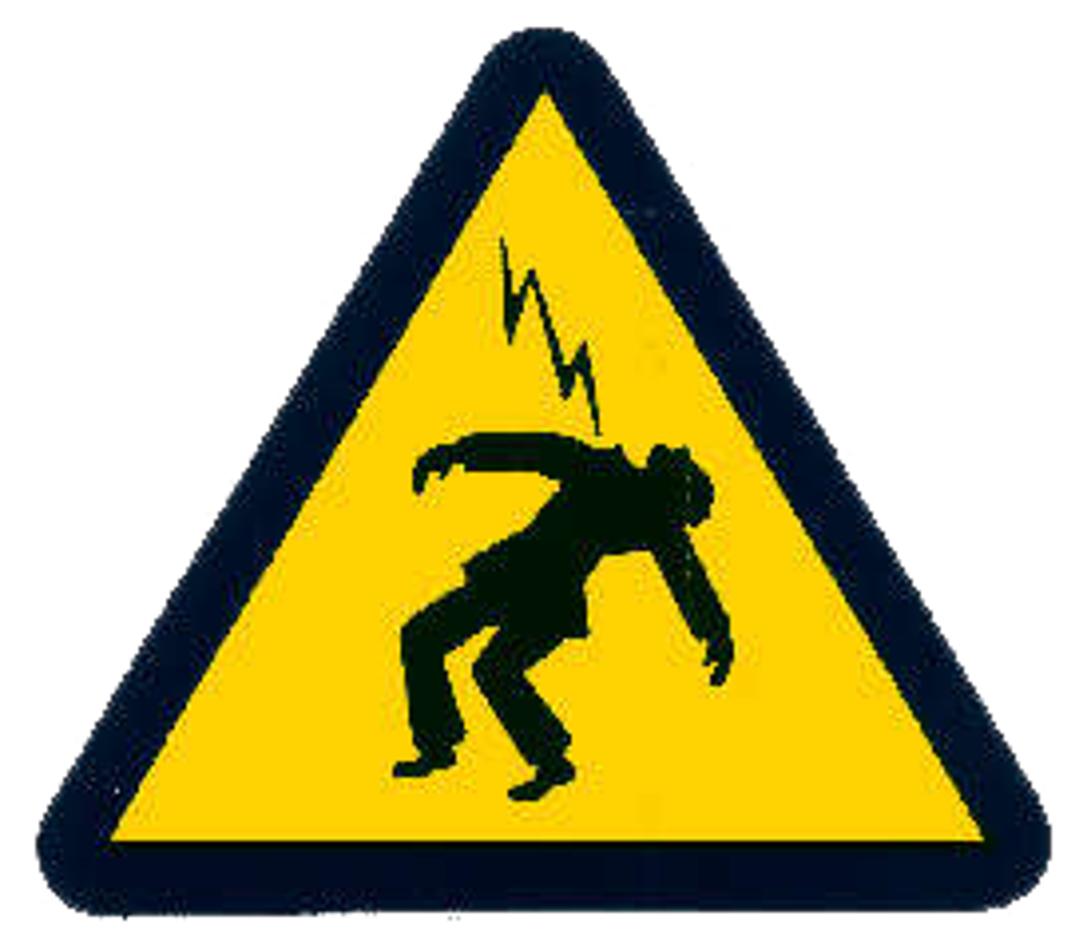 triangle alu "homme foudroye"