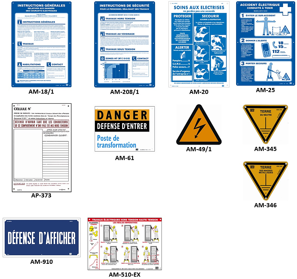 kit signalisation poste consei