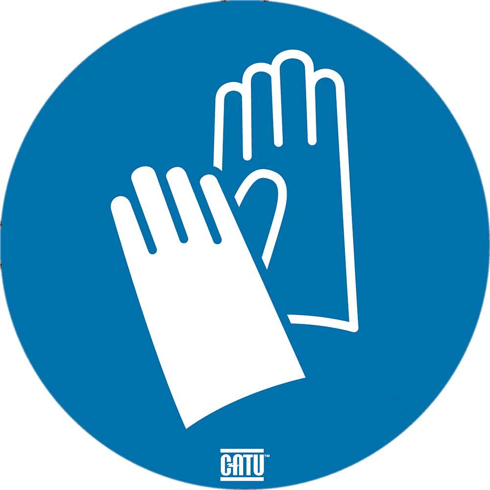 etiquette "protection des main