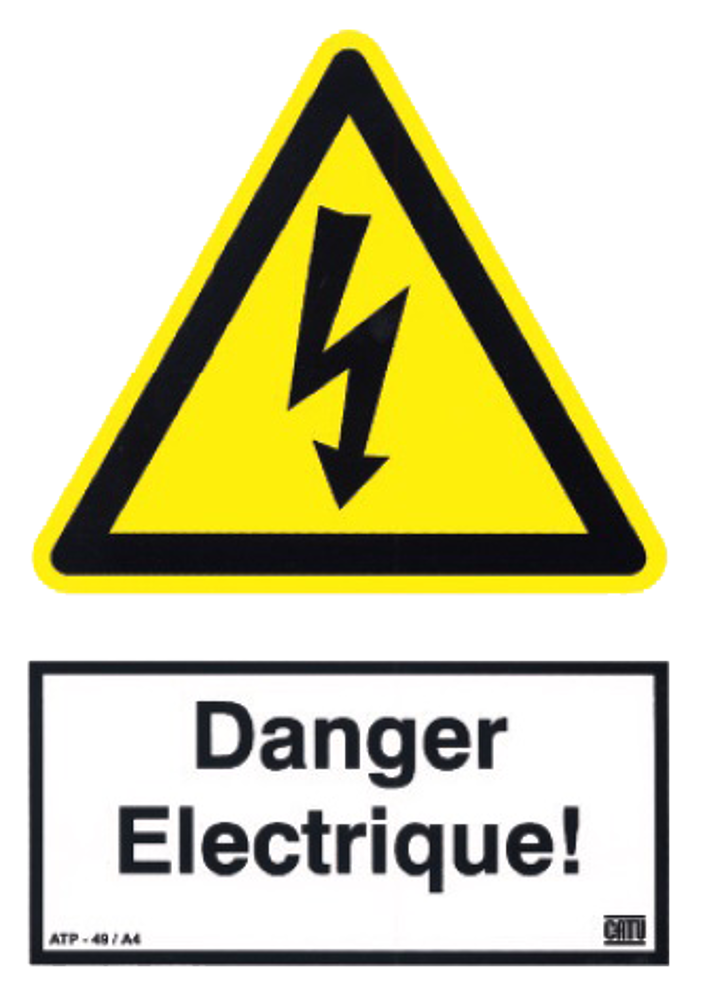 aff. rigide autocol."danger el