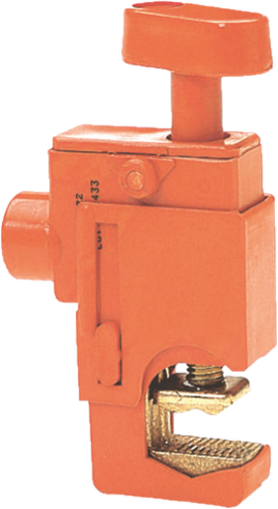 pince de serrage isolee sur ba