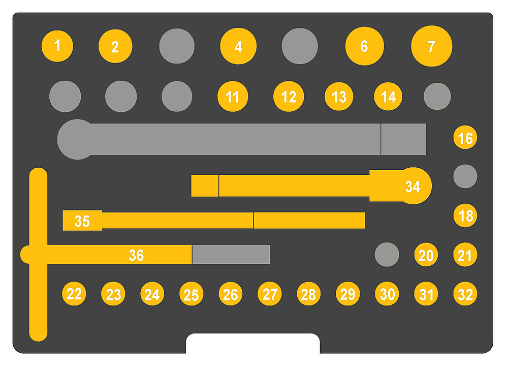 coffret 3/8" cle a cliquet, do