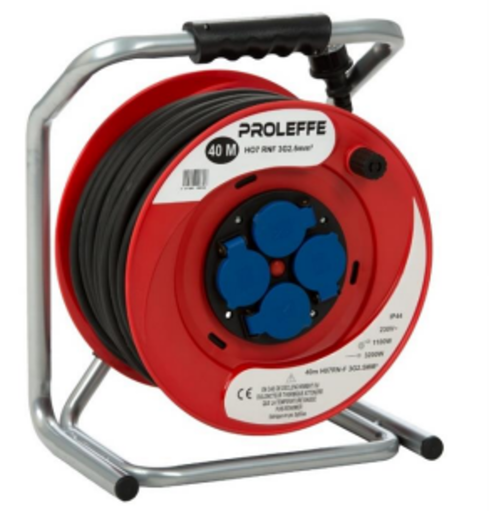 Enrouleur de chantier PROLEFFE  3G2.5 HO7RNF + DISJ - Vignette 2