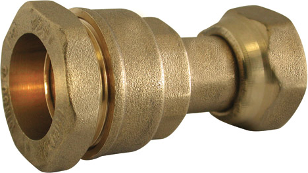 Raccord à écrou serti pour tube plastique extérieur