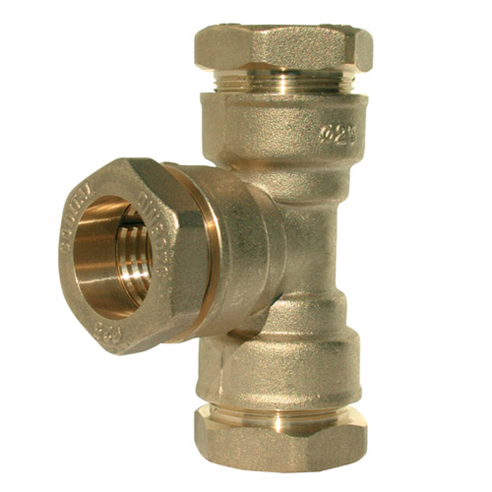 Té pour tube plastique extèrieur