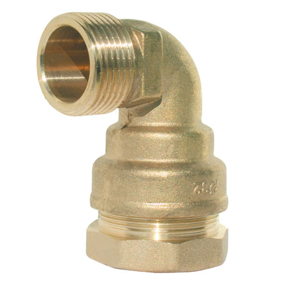 COUDE MALE M 25 3/4   POUR TUBE PLASTIQUE D25mm EXTERIEUR