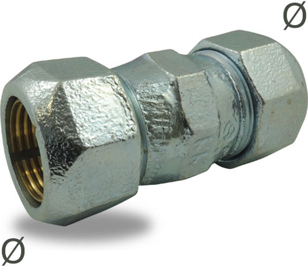 Manchon galva droit  KK  - pour tubes acier galvanisé - Vignette 4