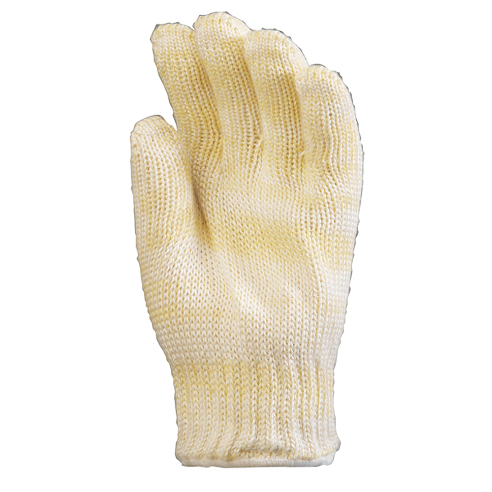 Gant ANTICHALEUR ANTICOUPE NOMEX TRICO. LOURD DOUBLE COTON EPAIS COURT 27cm T.10 ISOLATION THERMIQUE 350°C EN407(x3xxxx) EN388(234x)