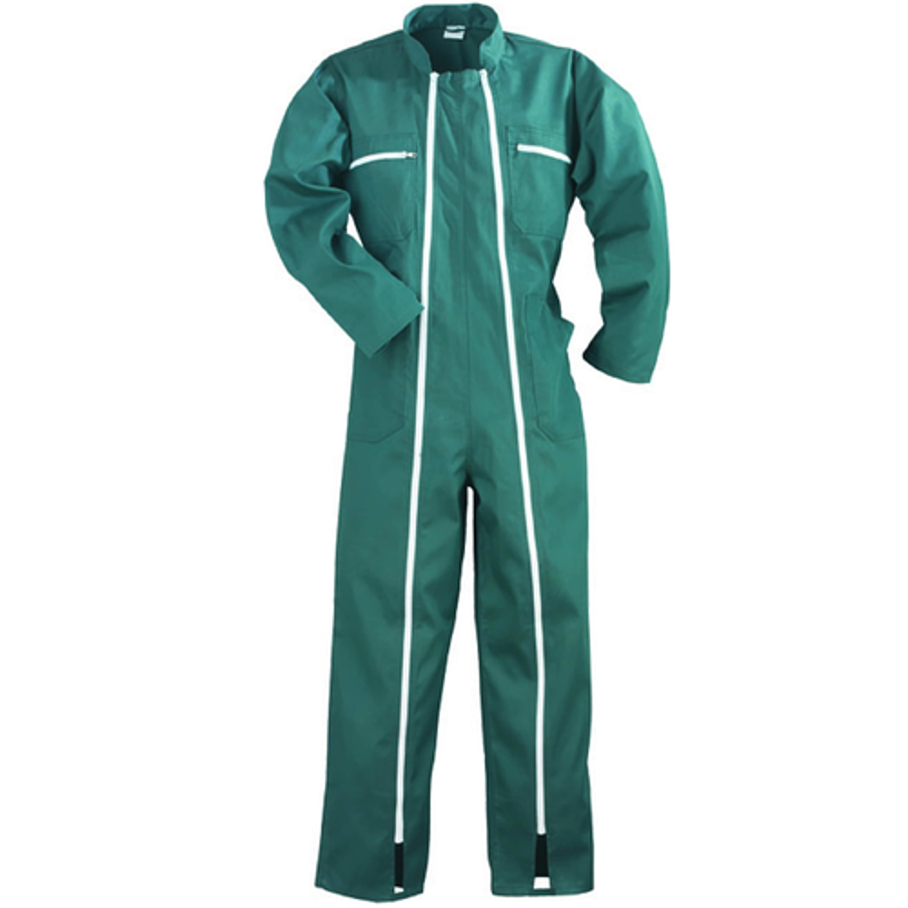 Combinaison QUICK 2 FG Vert Coton/Poly 65/35
