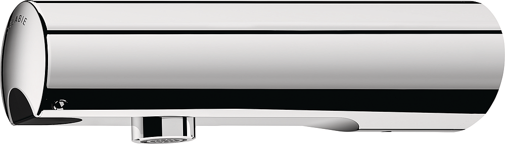 Robinet lavabo mural Tempomatic 4   230/6V alimentation encastrée . L.130mm  DELABIE