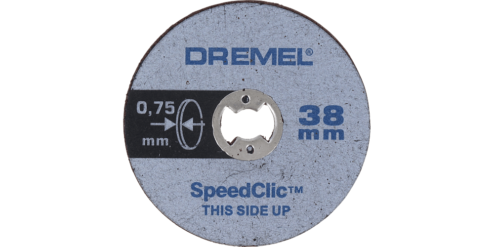 Dremel S409 Lot de 5 disques EZ SpeedClic ø 38mm ep 0,75mm pour métaux