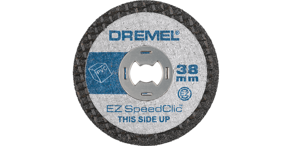 Dremel S476 Lot de 5 disques EZ SpeedClic ø 38mm ep 1,2 mm pour PVC