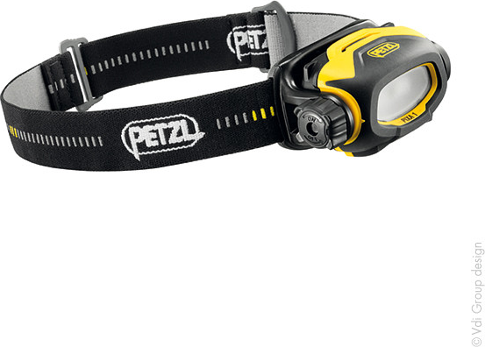 Lampe frontale 60 lumens - noire jaune - PIXA1