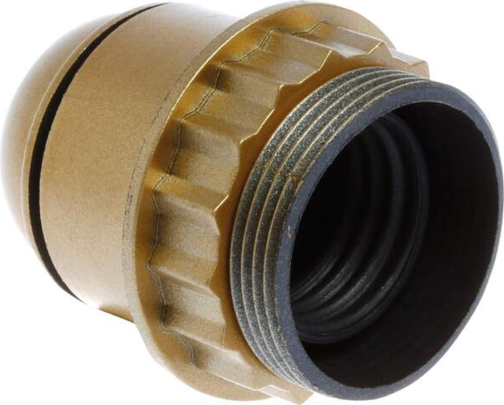 Douille E 27 double bague or