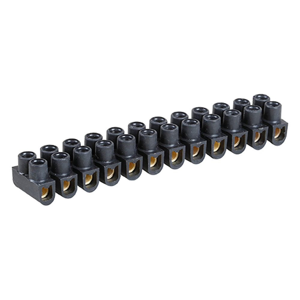 Barrette laiton noire 2,5 mm²