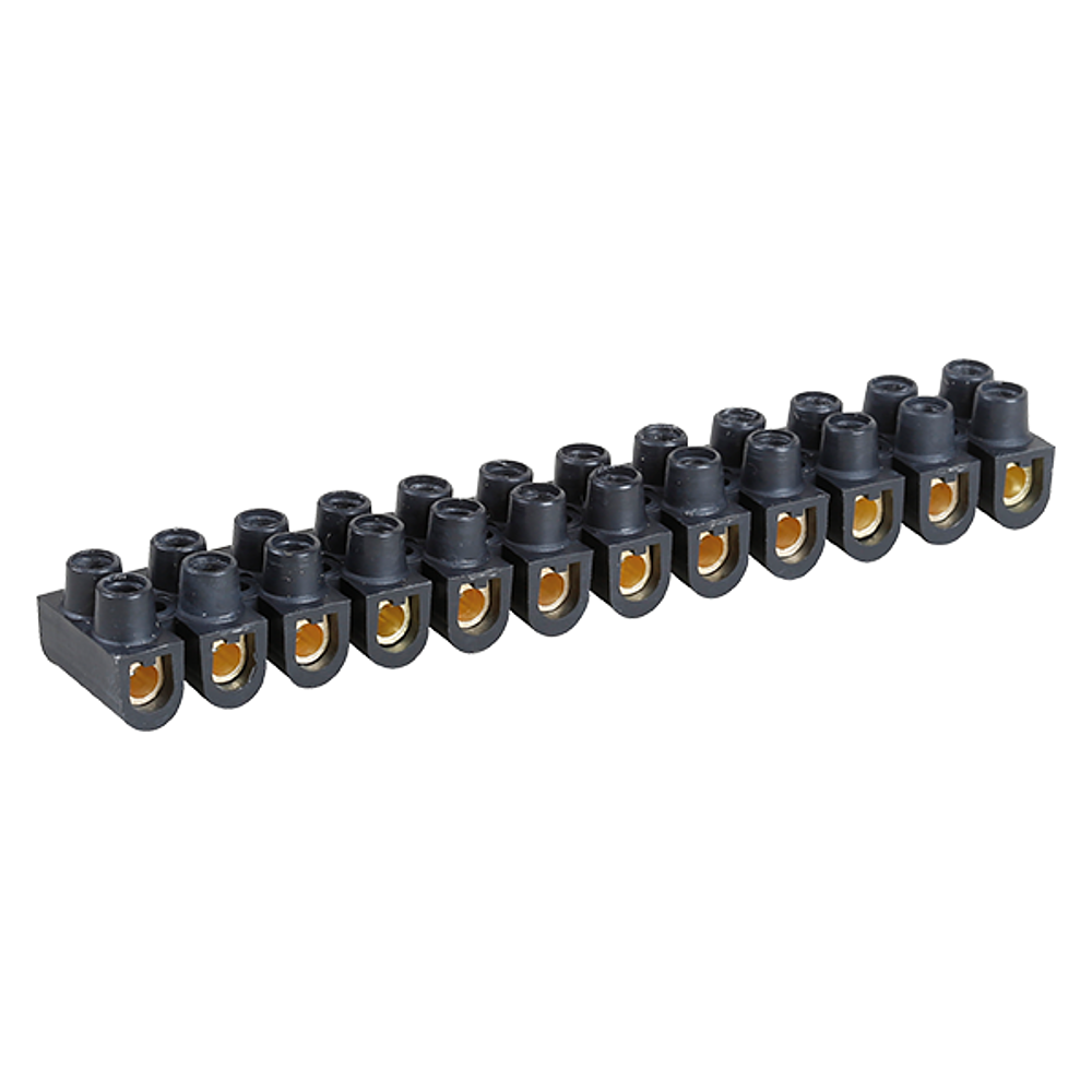 Barrettes laiton noire 6 mm²
