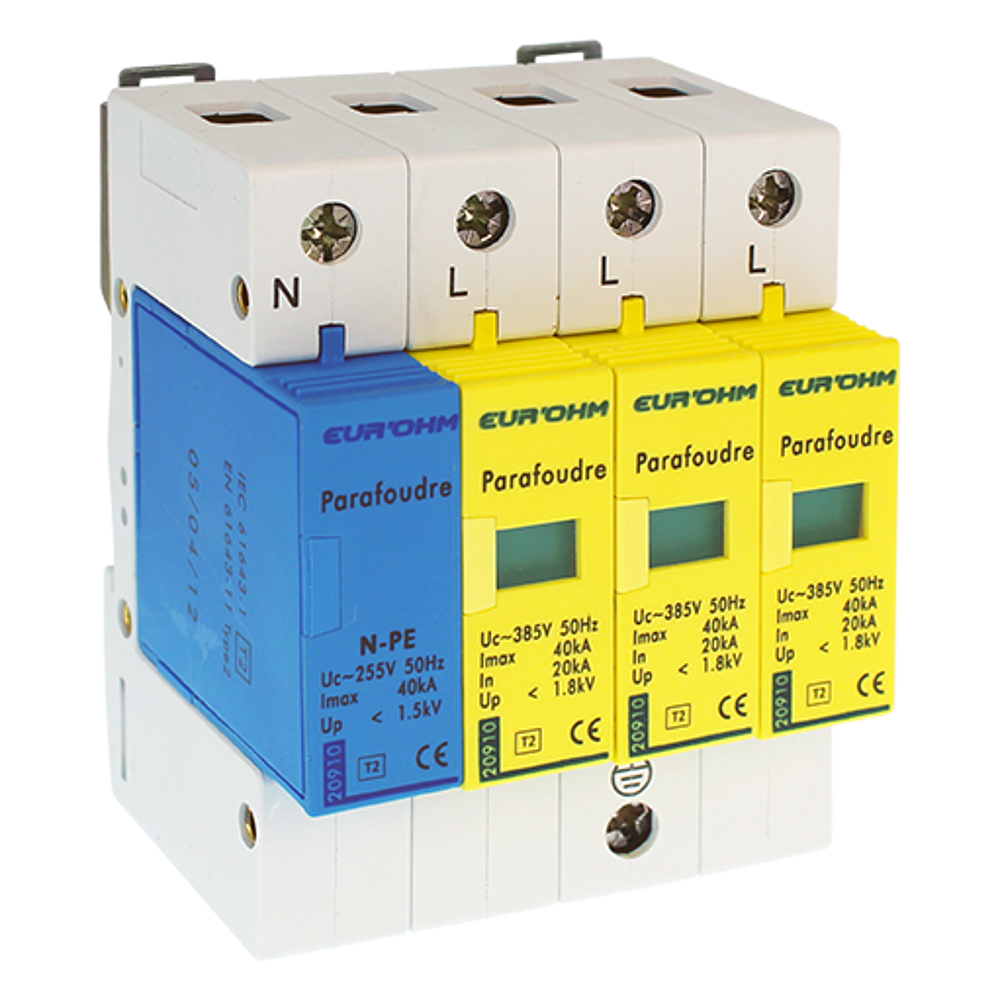 PF 3P+N T2, Imax 40kA, In 20kA