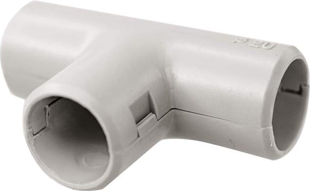 Té Ø 20mm gris