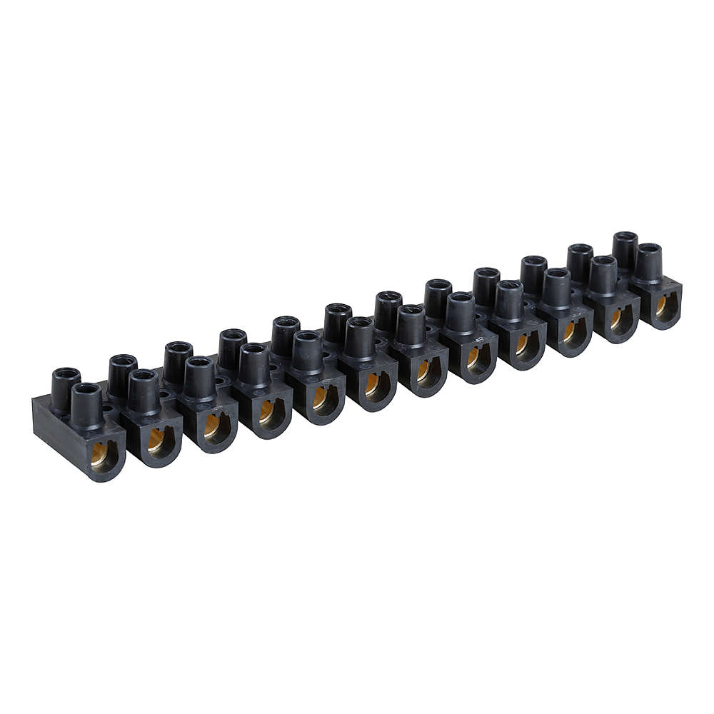 Barrette laiton noire 25 mm²