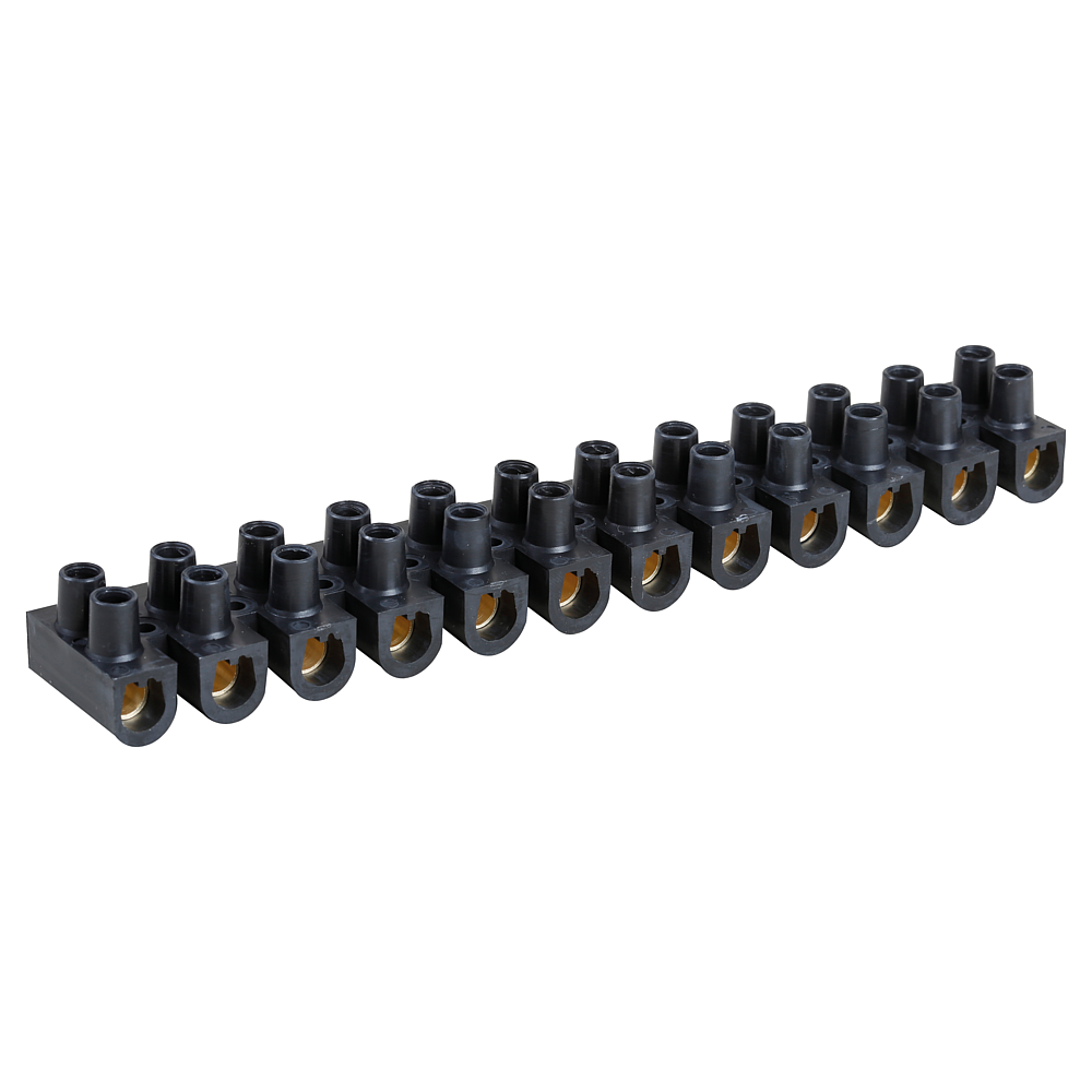 Barrette laiton noire 25 mm²