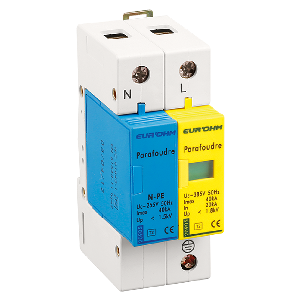 PF 1P+N T2, Imax 40kA, In 20kA