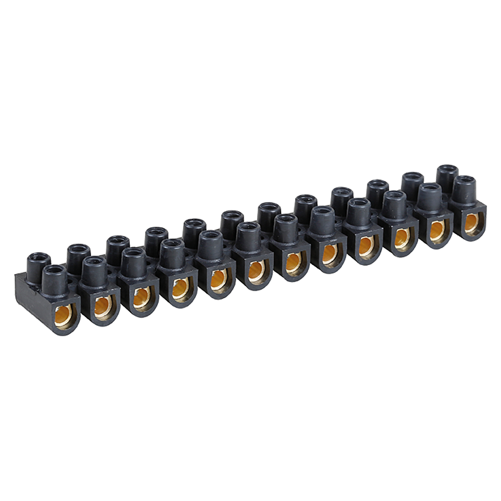 Barrette laiton noire10 mm²