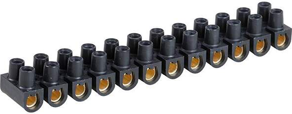 Barrette laiton noire 16 mm²