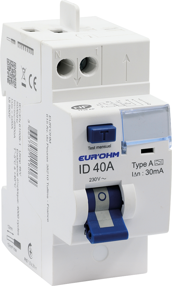 ID 2x40A 30mA Type A H/H