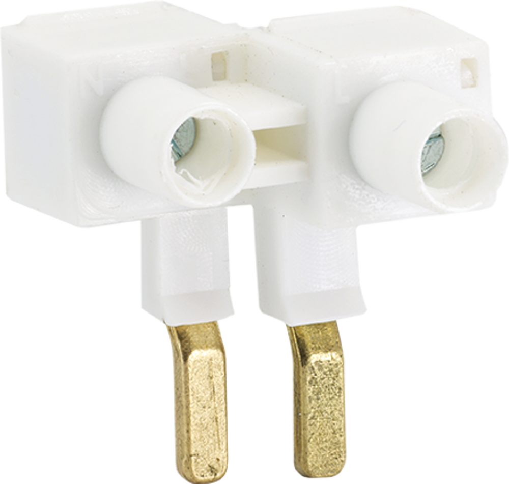 Borne dbl 1P+N 63A /400V,25mm2