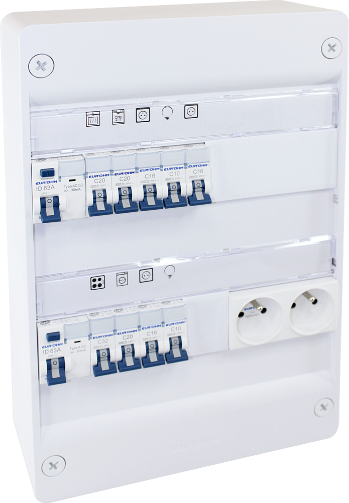 coffret RX 13m 2R monté-cablé