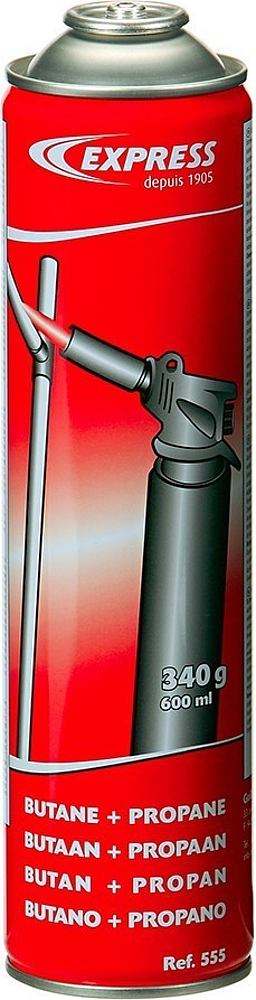 Gaz EXPRESS  555  (cart.340gr) Butane+Propane  1925°
