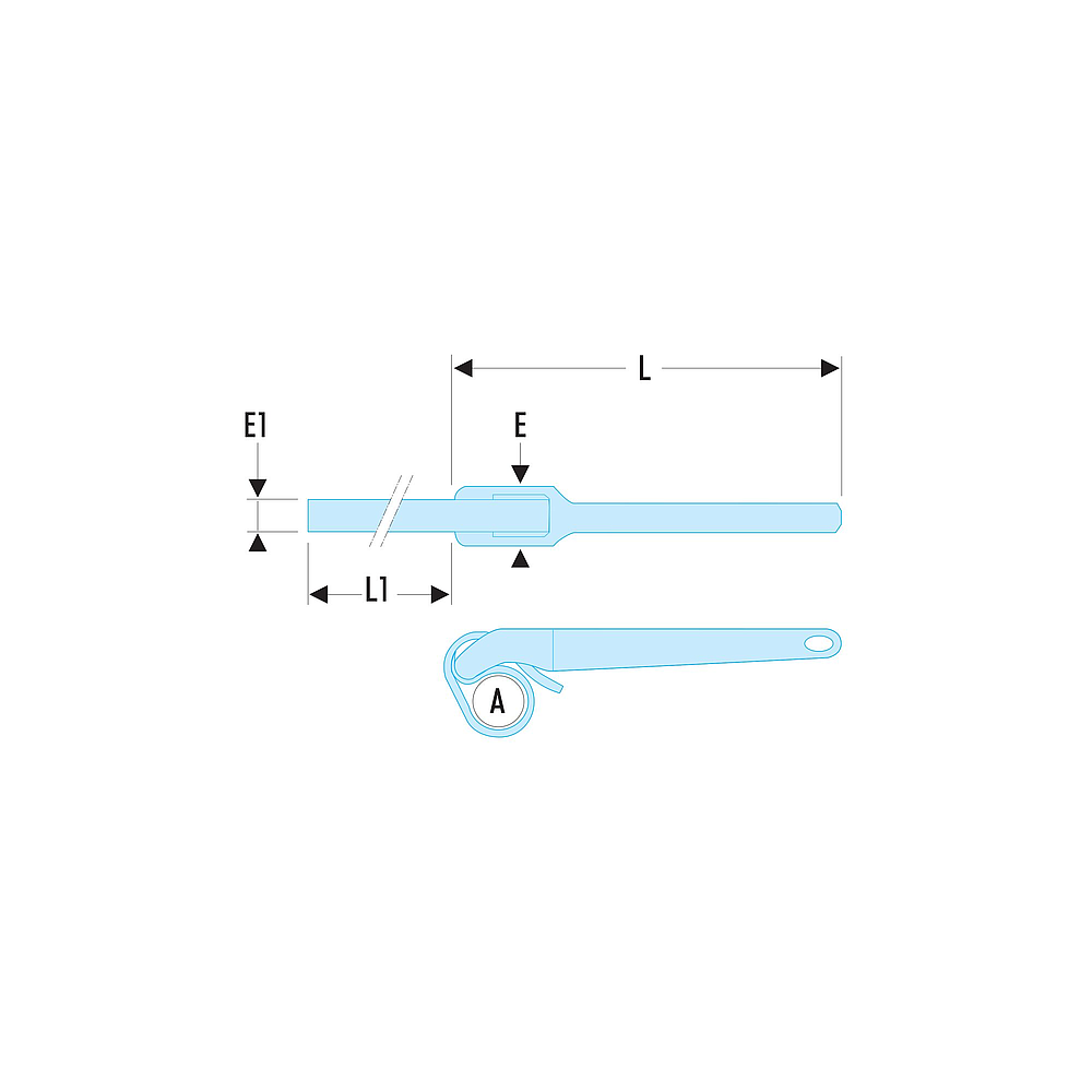 138A.17 - Clés à sangle nylon Facom