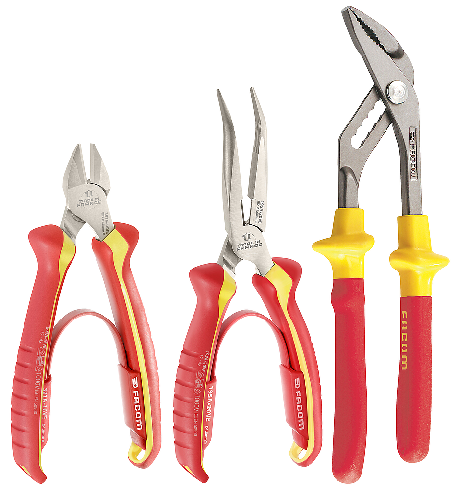 JEU 3 PINCES ISOLEES 1000V VE.A3