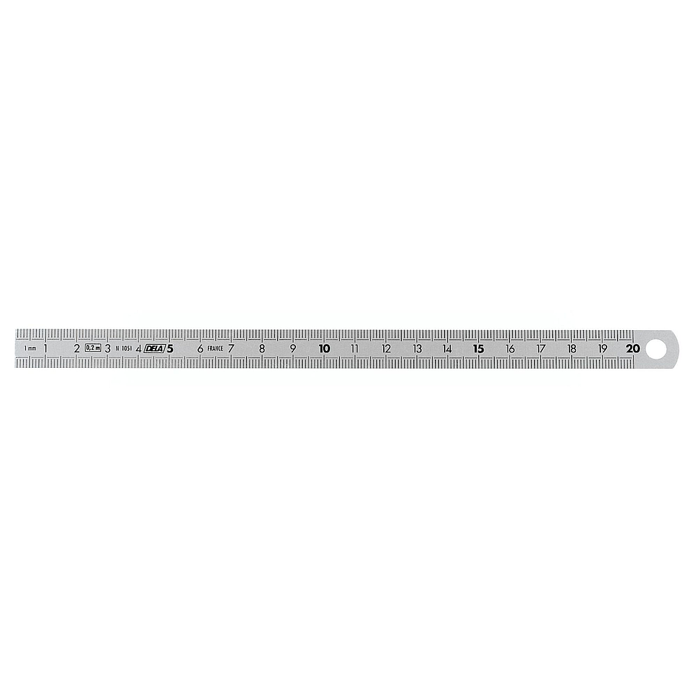 DELA.1051 - Réglets Inox flexibles - 2 faces