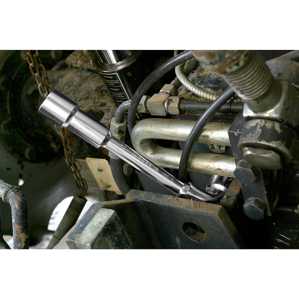 Clés à pipe 6x6 pans 75. - Vignette 3