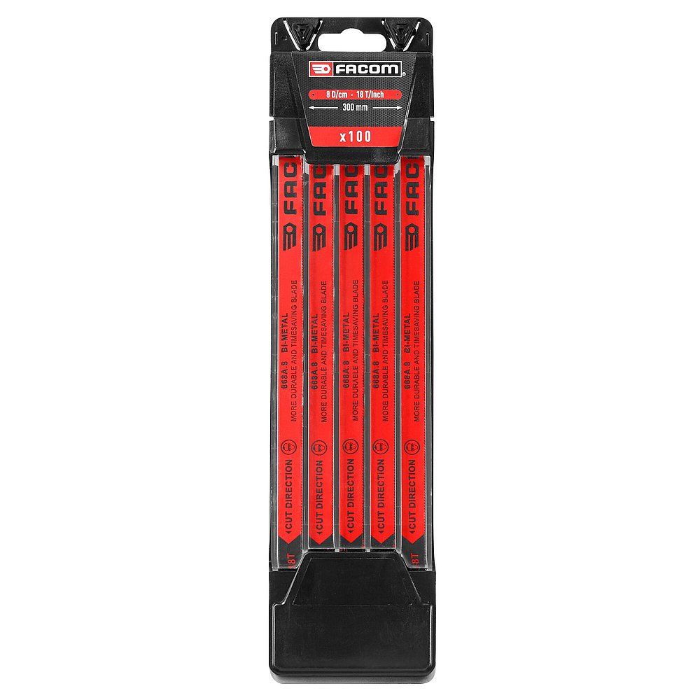 Boîte 100 lames de scie     8 dents     668A.8PB