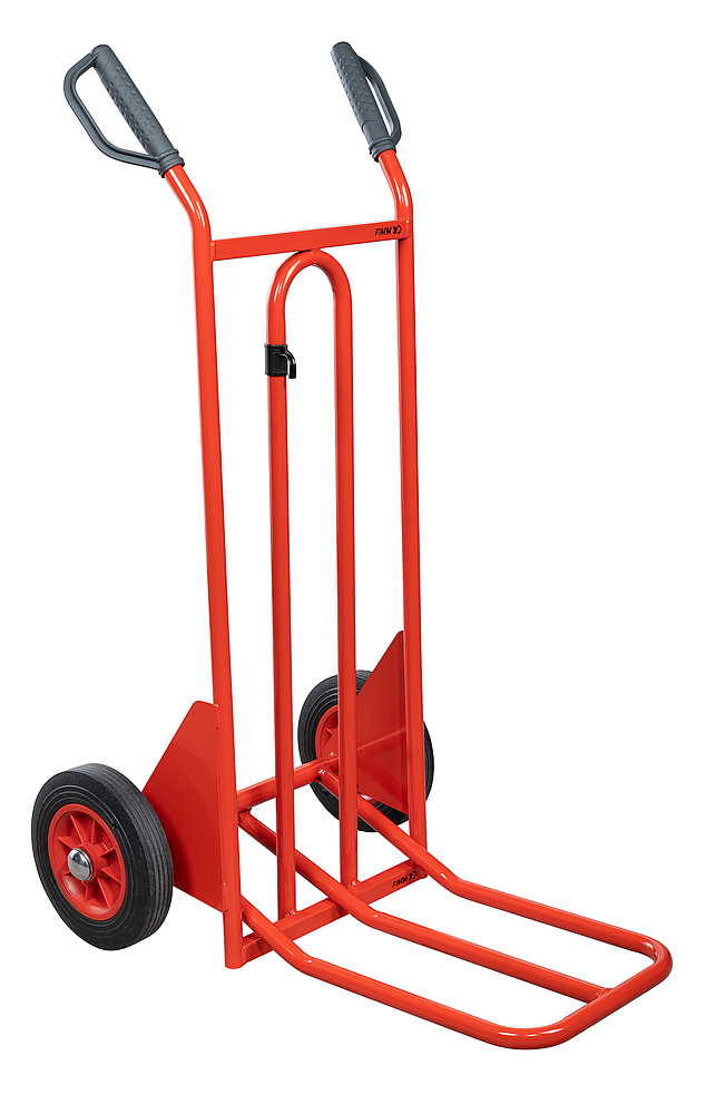 DIABLE FIMM 250 KG REPLIABLE ROUES Ø 250 MM CAOUTCHOUC POIGNEES A  GARDE