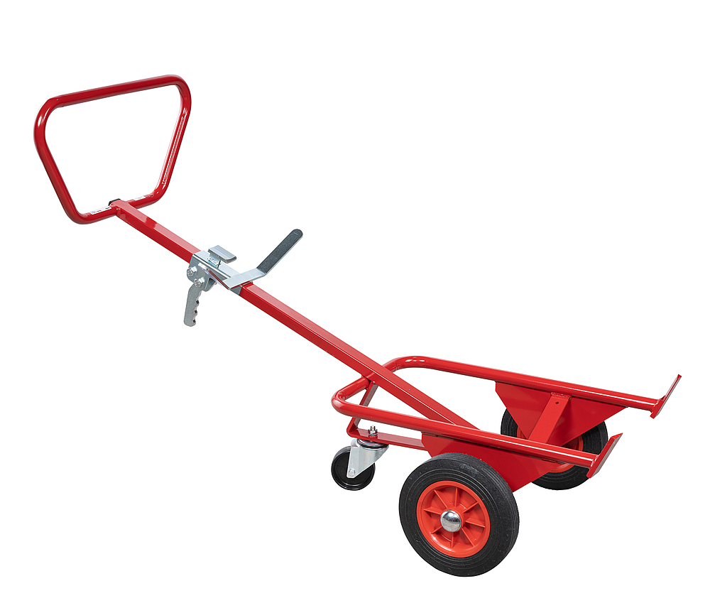 DIABLE A FUT UNIVERSEL 350 KGS ROUES CAOUTCHOUC 250 MM