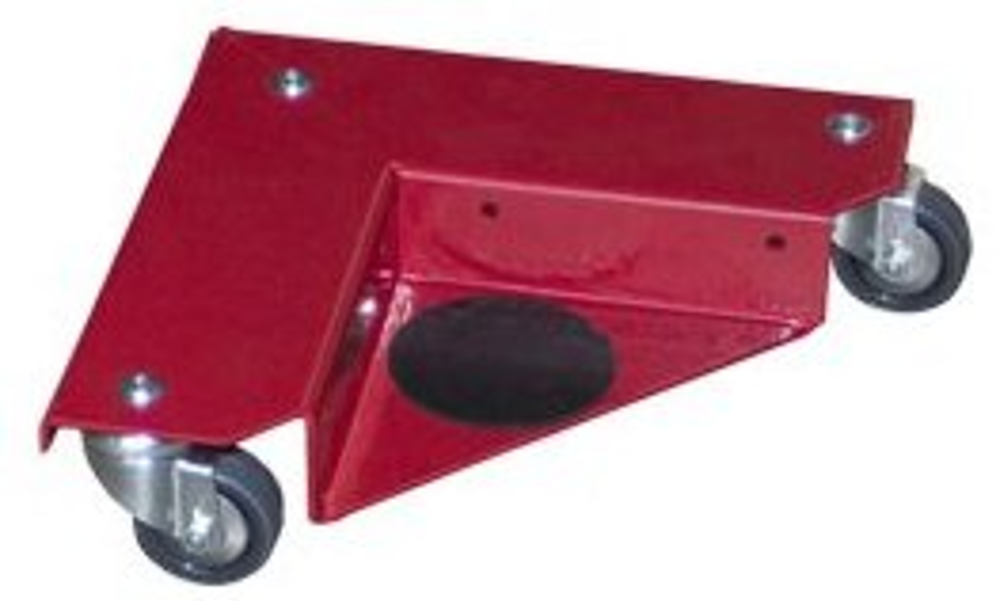 JEU FIMM DE 4 COINS ROULANTS ACIER CU 400 KG