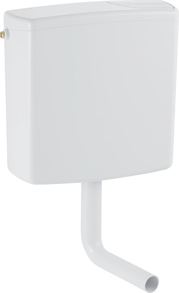 Réservoir indépendant apparent Geberit AP140, rinçage double touche: Blanc alpin