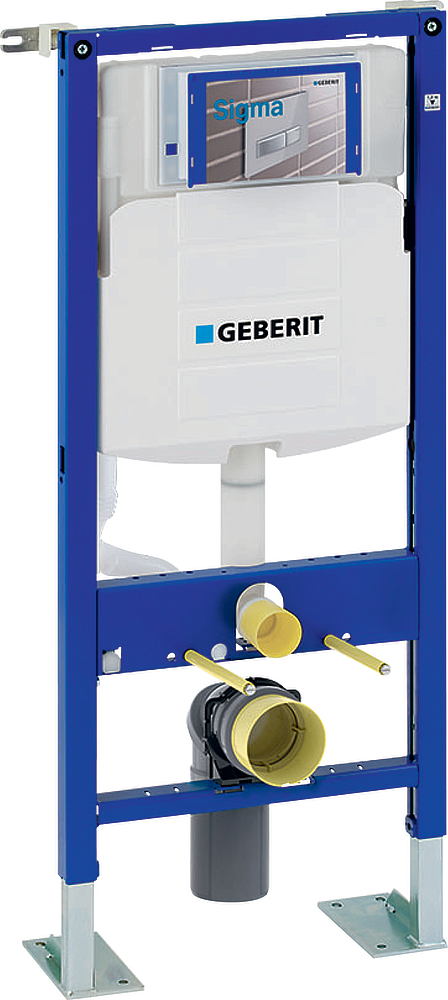 Bâti-support Geberit Duofix pour WC suspendu, 112 cm, avec réservoir à encastrer Sigma 12 cm, autoportant