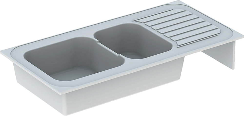 TABLE EVIER ROMANS 120*60 AP BLANC