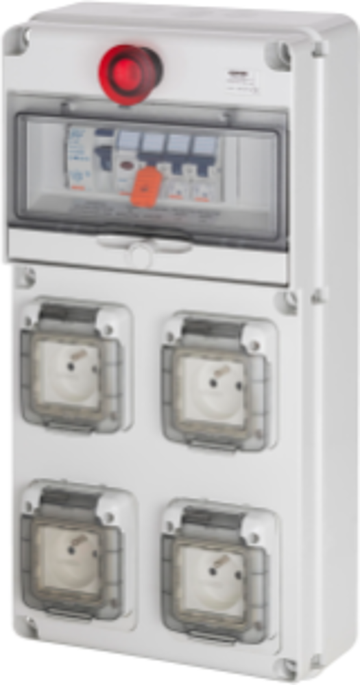 COFFRET 4x2P+T 16A+AU