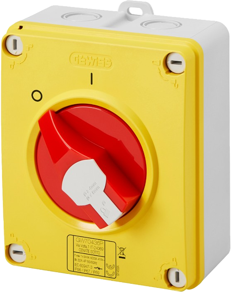INTER-SECT. HP PLAST. 16A 4P URGENCE