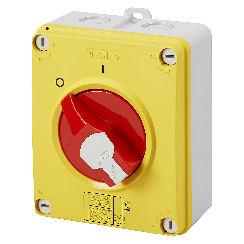 INTER-SECT. HP PLAST. 16A 4P URGENCE
