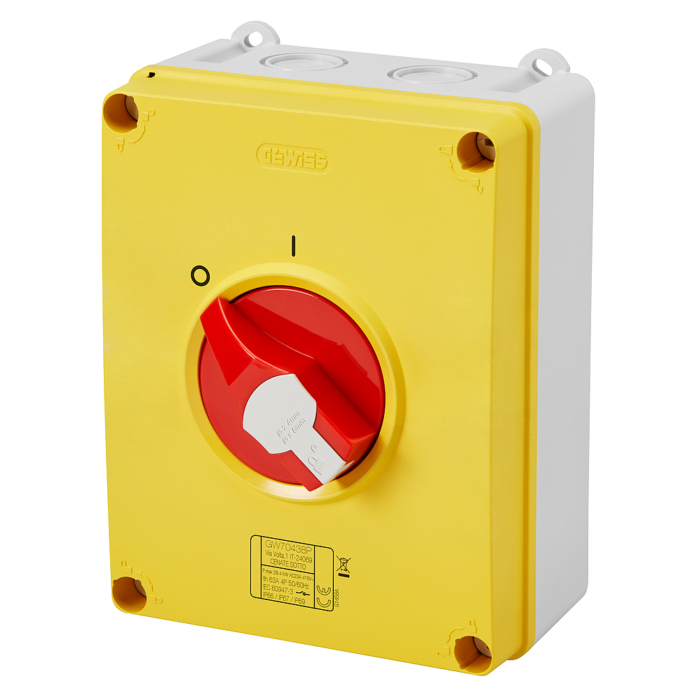 INTER-SECT. HP PLAST. 63A 4P URGENCE