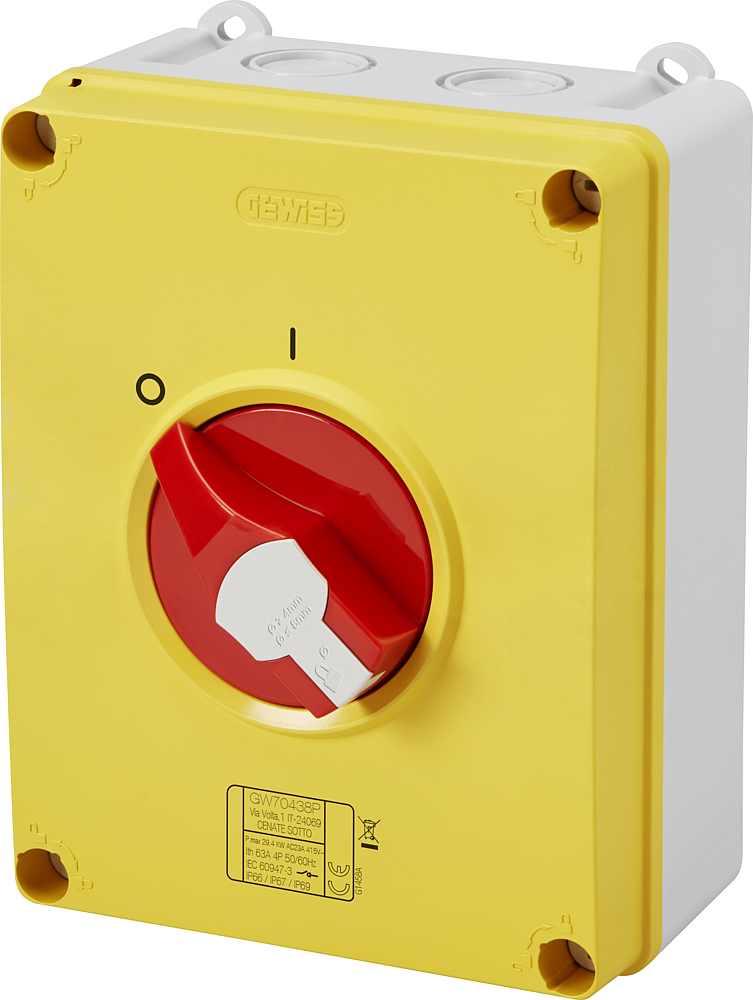 IS HP PLAST. 63A 4P URGENCE
