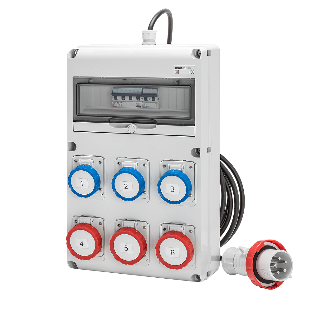 Q-DIN 14 ACS IEC 3X2P 3X3P 16A MOBILE