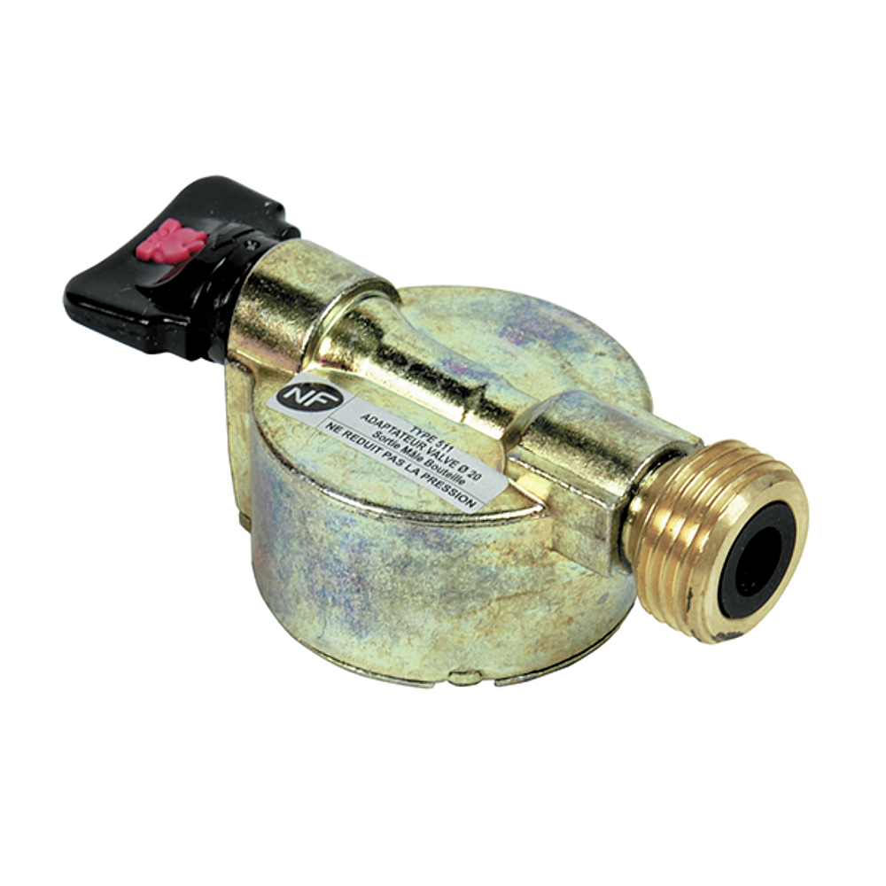 ROBINET ADAPTATEUR ELFI CLIP  3250 POUR BOUTEILLE ELFI BUTANE OU PROPANE