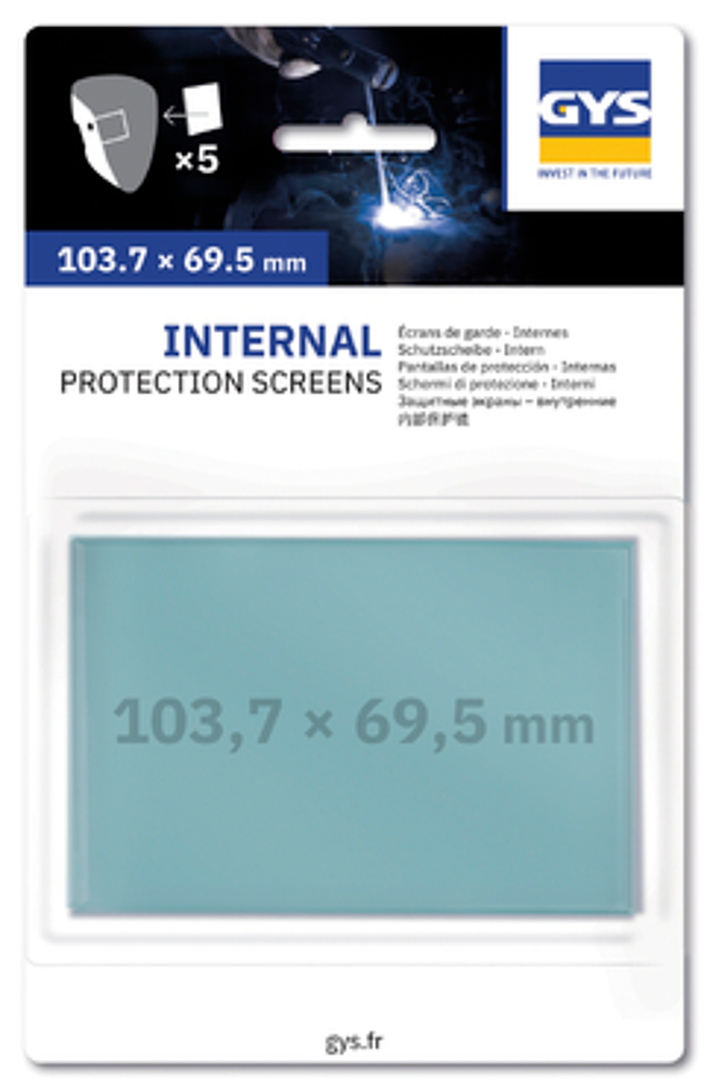 5 Écrans masque internes 103,7 x 69,5 x 1 mm - ZEUS/ERGOTECH/APOLLO
